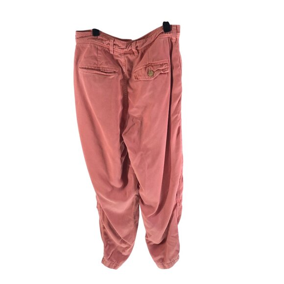 Everlane The Tencel Relaxed Chino Pants Tapered Pockets High Rise Pink 4 - Picture 2 of 5